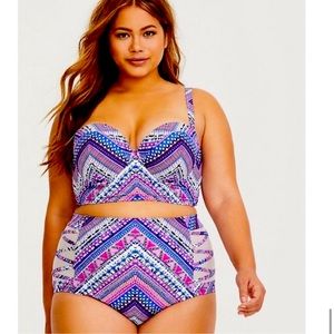 Torrid 2 piece swim size 2